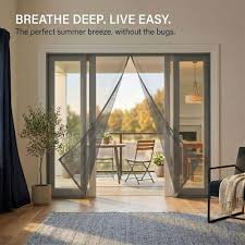 Heavy-Duty Magnetic Sliding Screen Door